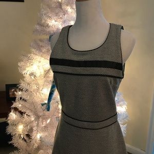 Altered State houndstooth black and white dress